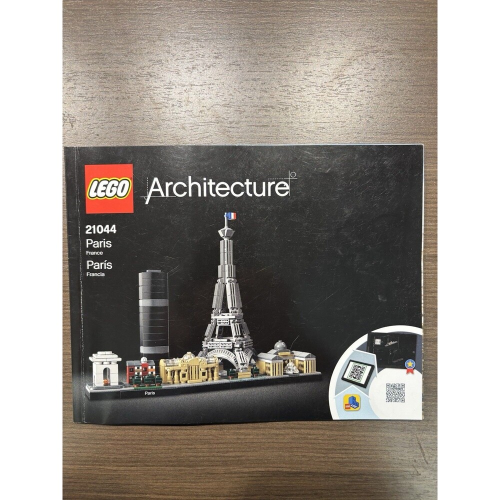 Lego Architecture Paris 21044 Instruction Manual Book Only